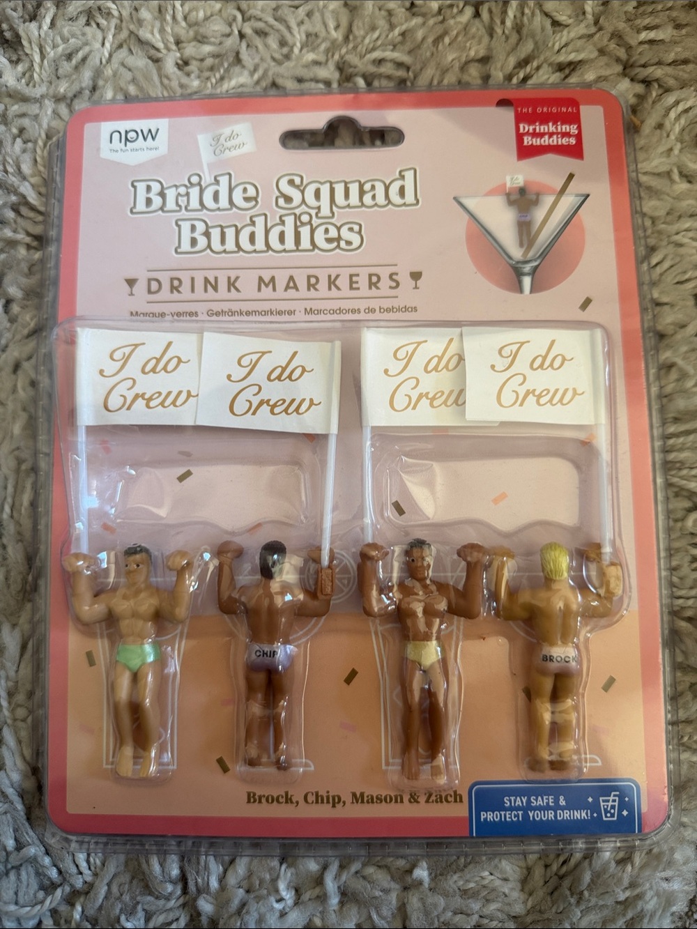 Bride Squad Buddies Drink Markers – I Do Crew NEW